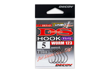 Worm Hook - Decoy - Worm 123 DS Hook Masubari